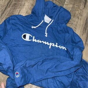 Champion hoodie with pockets light weight